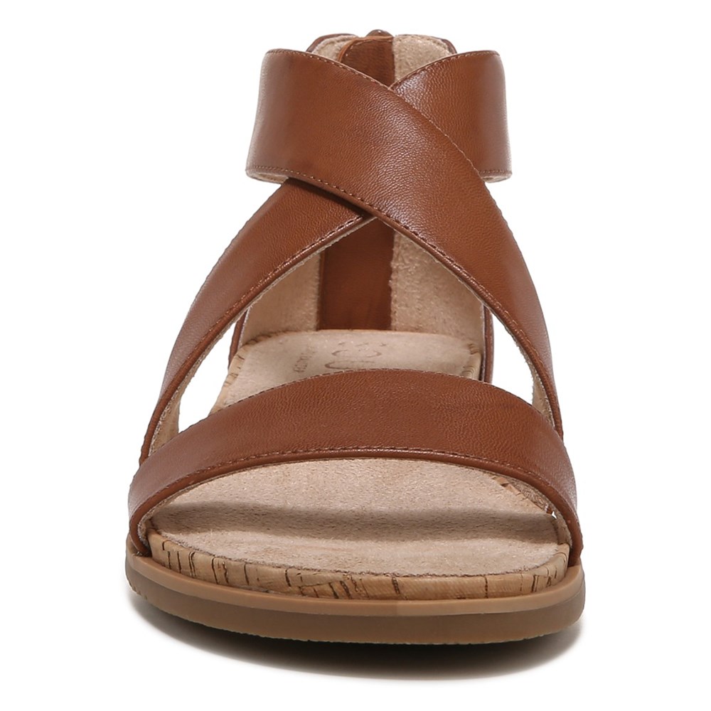 Naturalizer SOUL Cindi Sandal - Dark Brown Leather