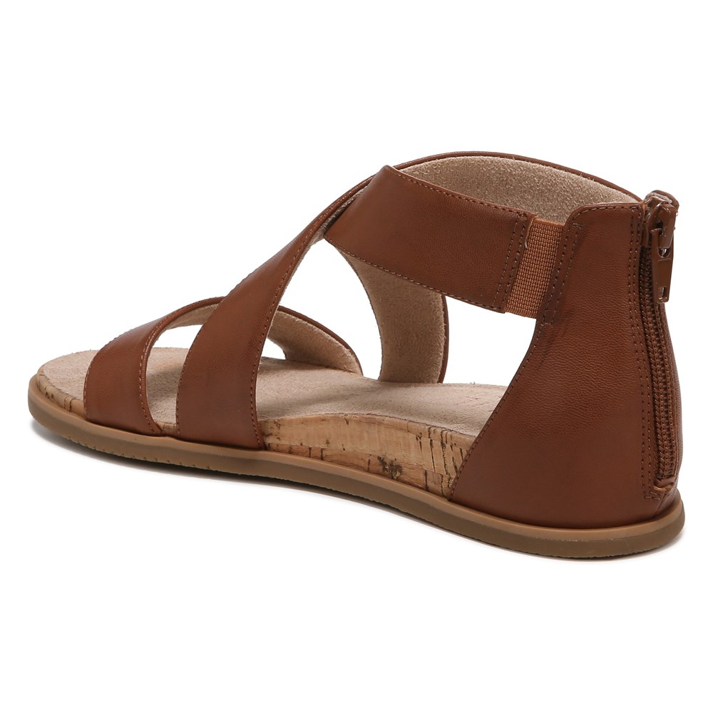 Naturalizer SOUL Cindi Sandal - Dark Brown Leather