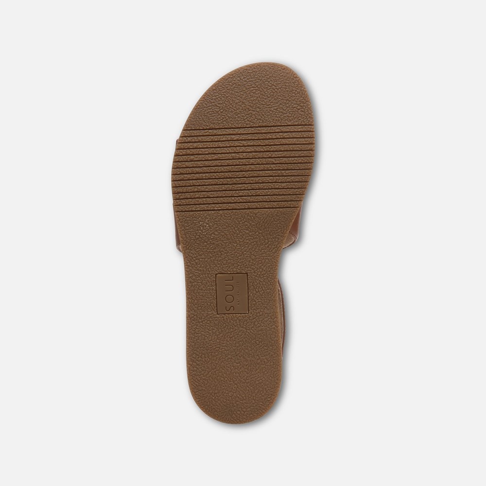 Naturalizer SOUL Cindi Sandal - Dark Brown Leather