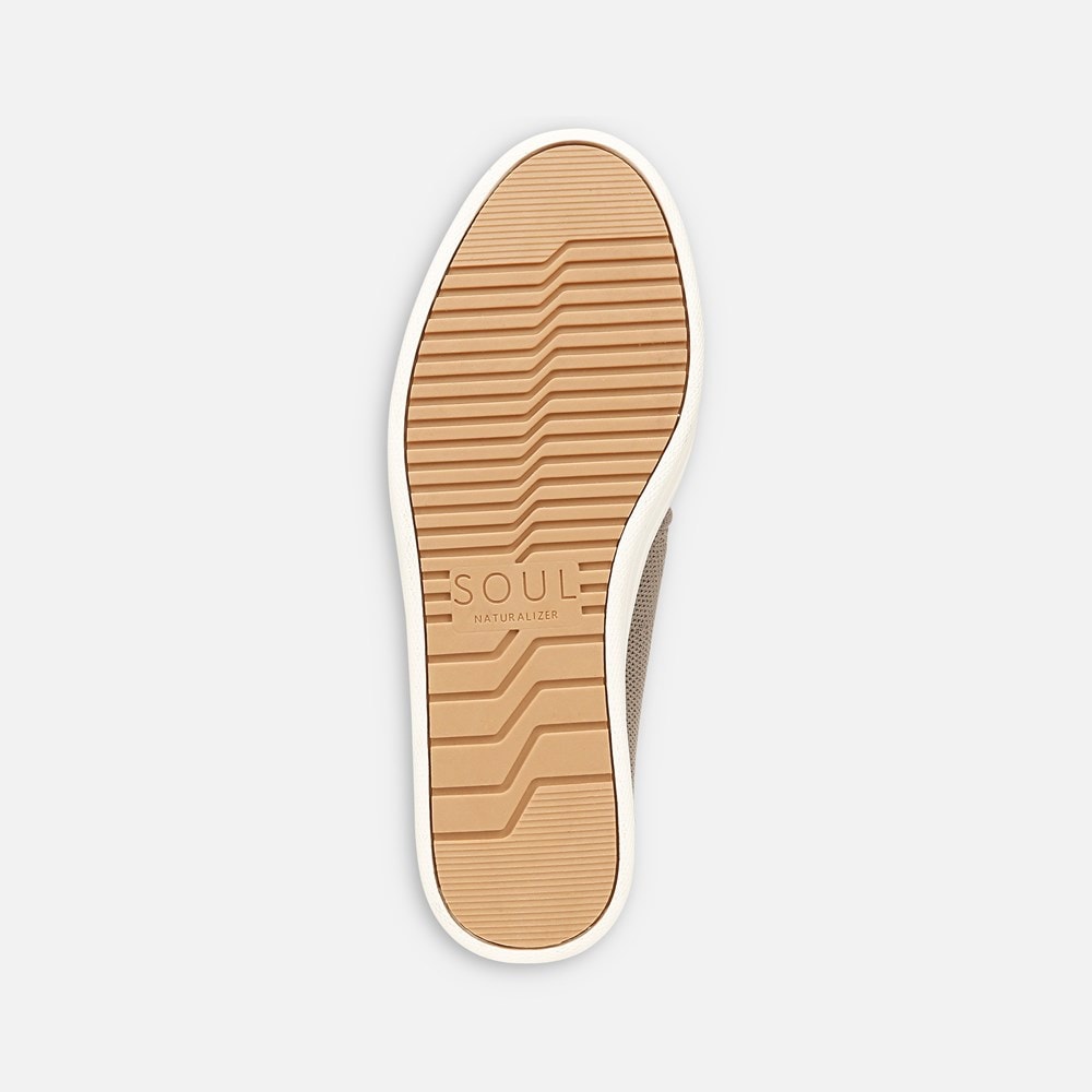 Naturalizer SOUL Kemper Slip On Sneaker - Grey Knit Fabric Naturalizer SOUL Kemper Slip On Sneaker - Grey Knit Fabric