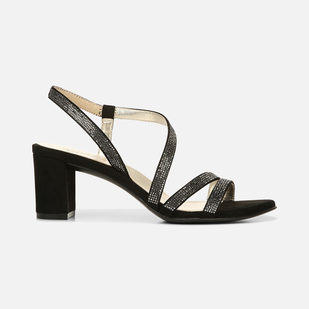 Naturalizer Vanessa Dress Sandal - Black Fabric Naturalizer Vanessa Dress Sandal - Black Fabric