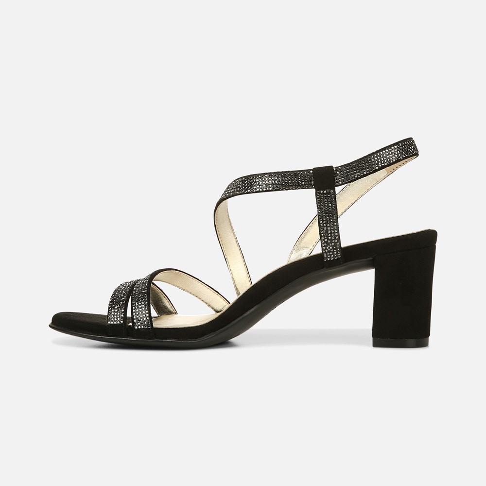 Naturalizer Vanessa Dress Sandal - Black Fabric Naturalizer Vanessa Dress Sandal - Black Fabric