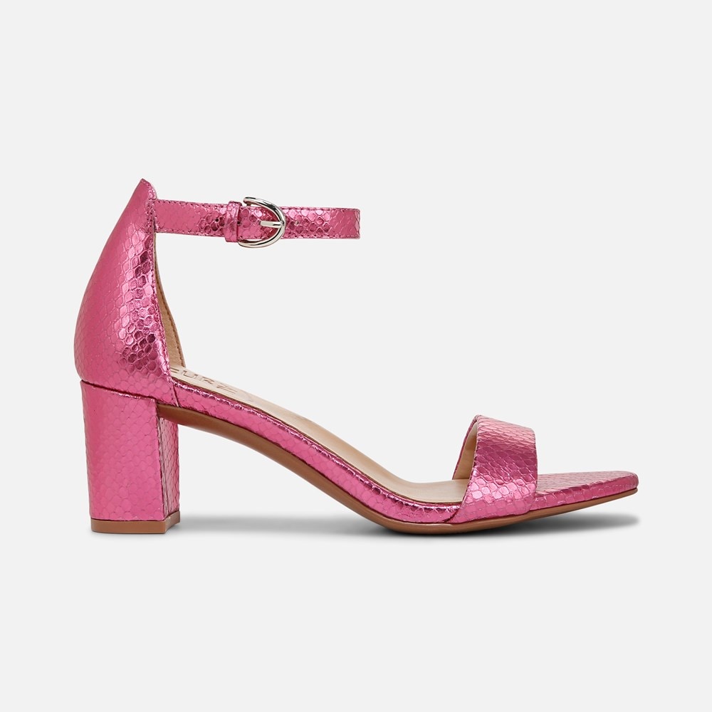 Naturalizer Limited Edition Vera Dress Sandal - Pink Metallic Snake Print Leather Naturalizer Limited Edition Vera Dress Sandal - Pink Metallic Snake Print Leather