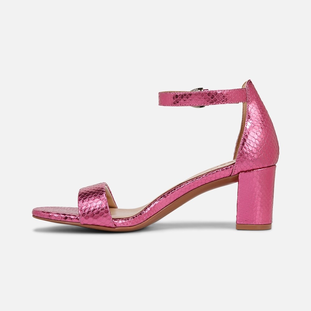 Naturalizer Limited Edition Vera Dress Sandal - Pink Metallic Snake Print Leather Naturalizer Limited Edition Vera Dress Sandal - Pink Metallic Snake Print Leather