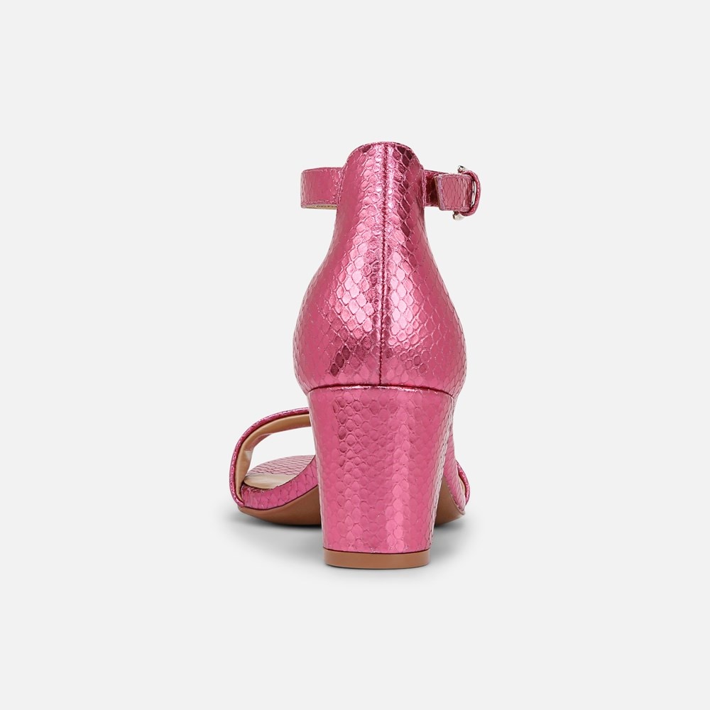 Naturalizer Limited Edition Vera Dress Sandal - Pink Metallic Snake Print Leather Naturalizer Limited Edition Vera Dress Sandal - Pink Metallic Snake Print Leather