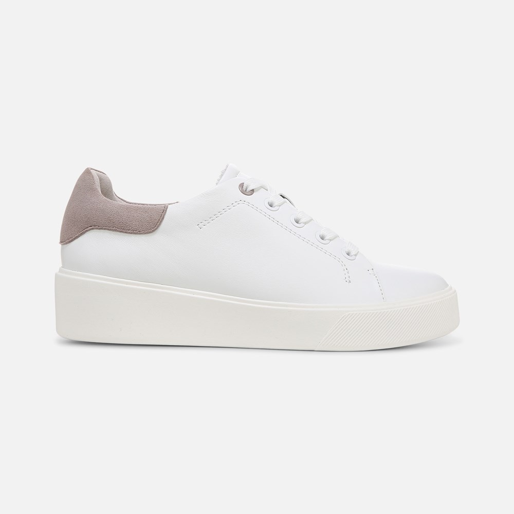 Naturalizer Morrison 2.0 Lace Up Sneaker - White/Turtledove Leather Naturalizer Morrison 2.0 Lace Up Sneaker - White/Turtledove Leather