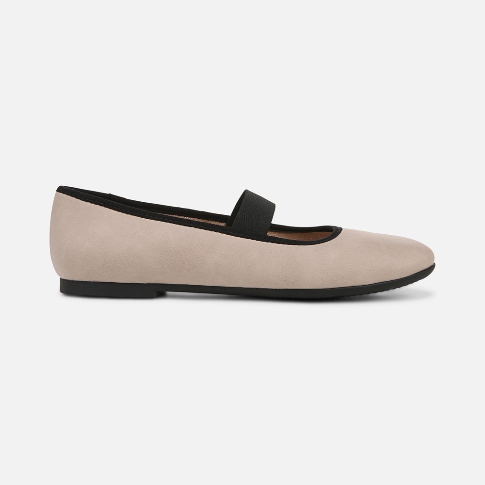 Naturalizer SOUL Brilliant Mary Jane Flat - Tan Faux Leather Naturalizer SOUL Brilliant Mary Jane Flat - Tan Faux Leather