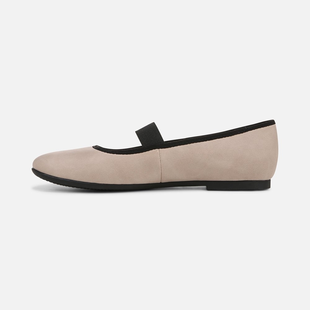 Naturalizer SOUL Brilliant Mary Jane Flat - Tan Faux Leather Naturalizer SOUL Brilliant Mary Jane Flat - Tan Faux Leather