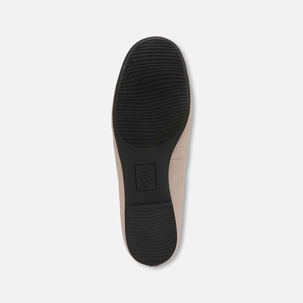 Naturalizer SOUL Brilliant Mary Jane Flat - Tan Faux Leather Naturalizer SOUL Brilliant Mary Jane Flat - Tan Faux Leather