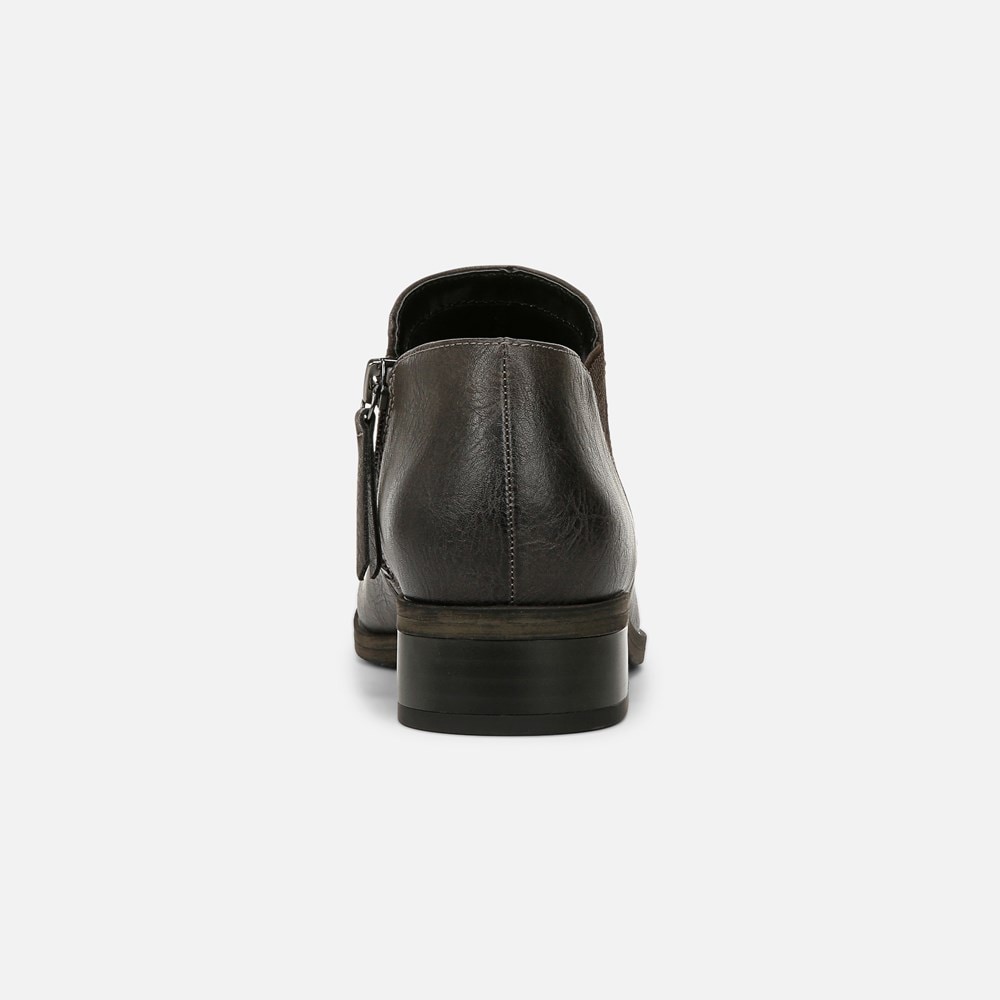 Naturalizer SOUL Respect Ankle Bootie - Smoky Grey Faux Leather Naturalizer SOUL Respect Ankle Bootie - Smoky Grey Faux Leather