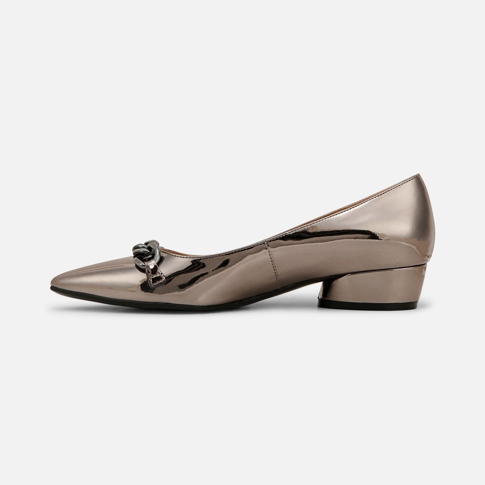 Naturalizer Becca Flat - Pewter Faux Leather Naturalizer Becca Flat - Pewter Faux Leather