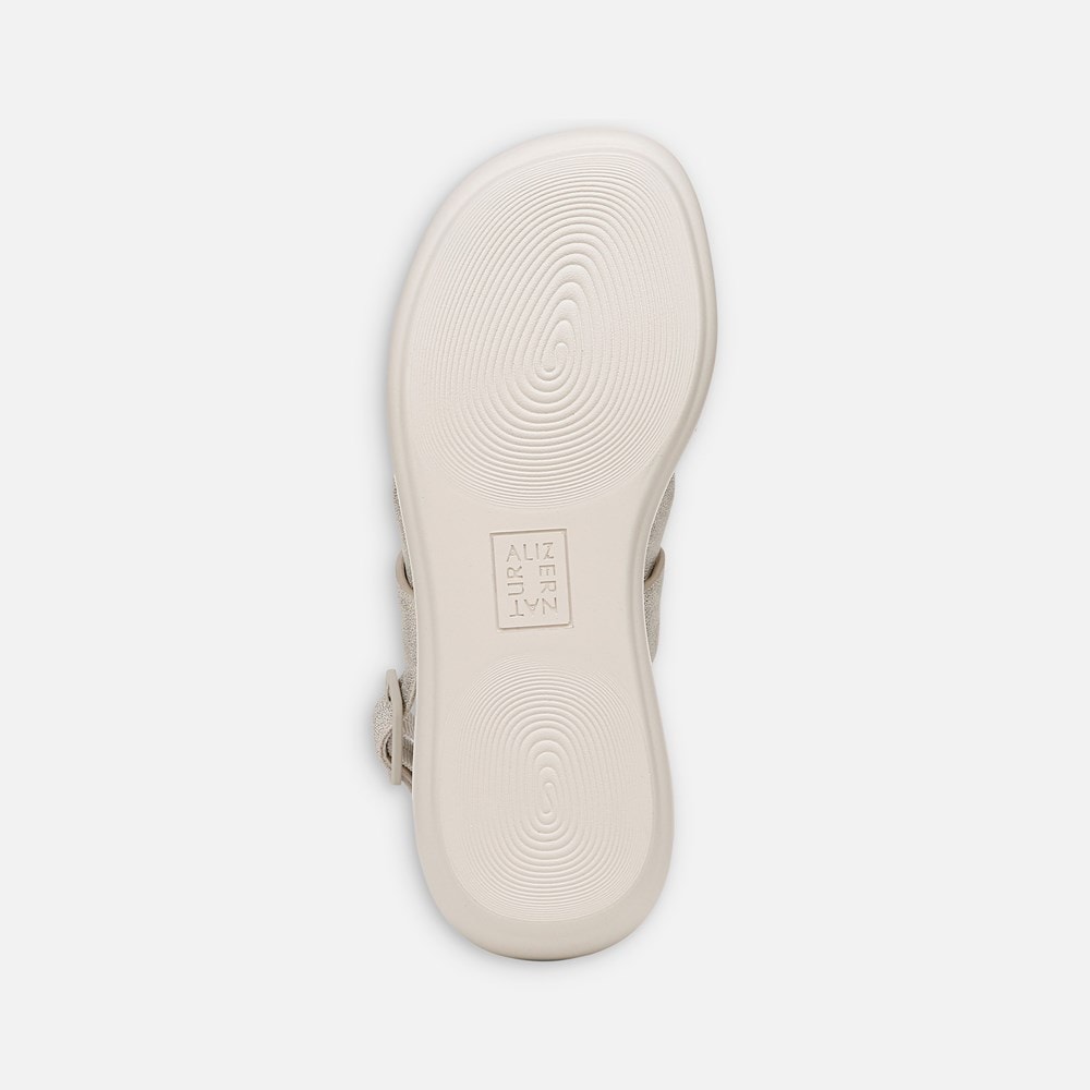 Naturalizer Coast Wedge Sandal - Gold Faux Leather Naturalizer Coast Wedge Sandal - Gold Faux Leather