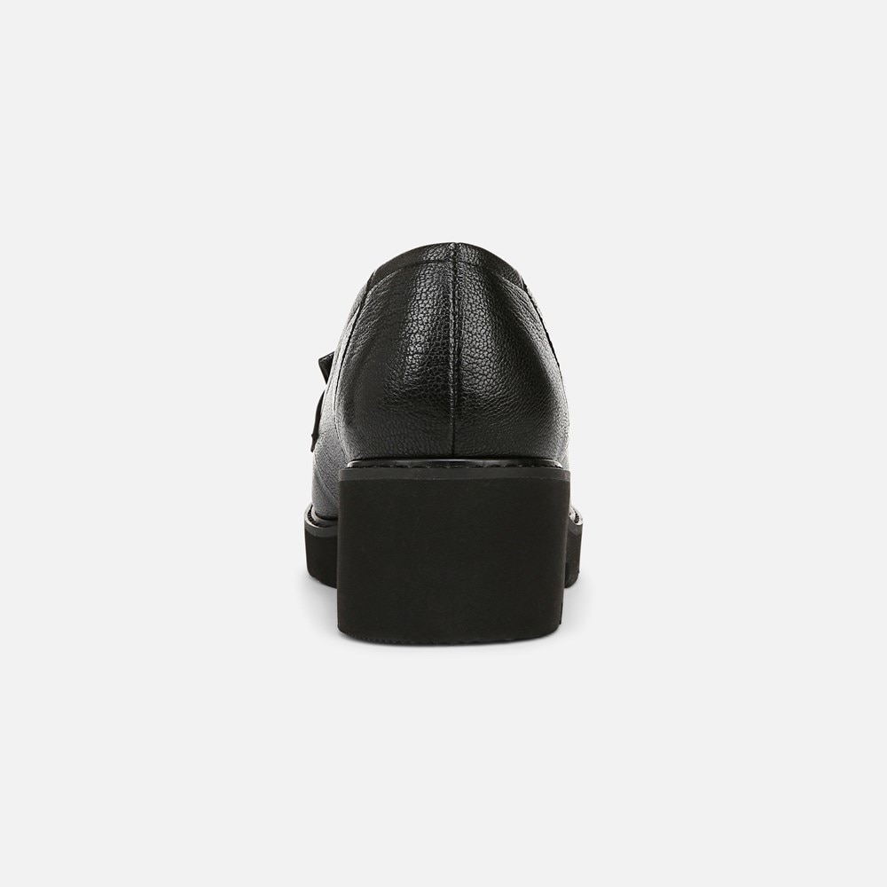 Naturalizer Desmond Lug Loafer - Black Leather
