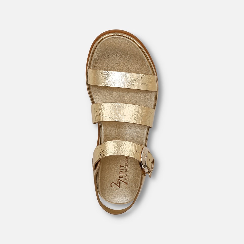 Naturalizer 27 EDIT Zizi Sandal - Dark Gold Faux Leather Naturalizer 27 EDIT Zizi Sandal - Dark Gold Faux Leather