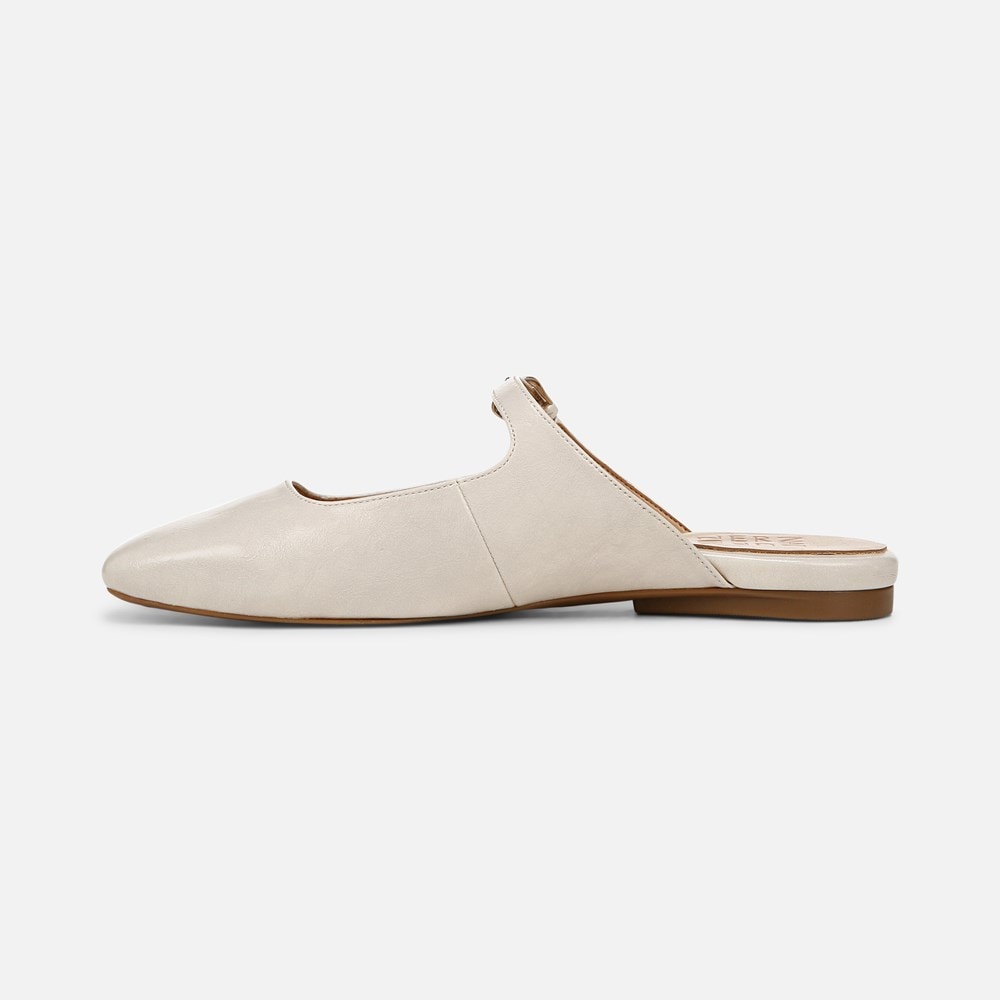 Naturalizer Apple Mary Jane Mule - Porcelain Faux Leather