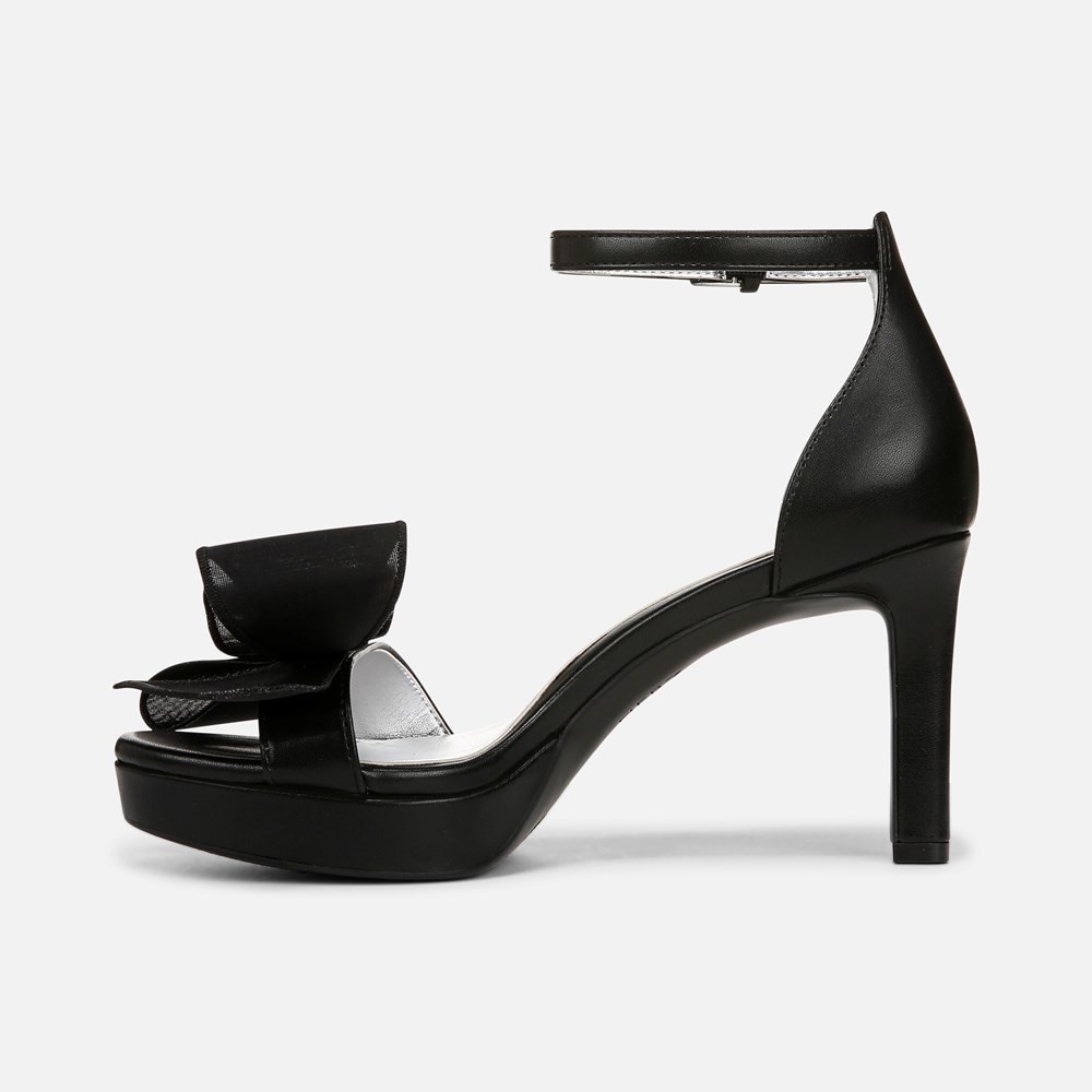 Naturalizer Always Dress Sandal - Black Faux Leather Naturalizer Always Dress Sandal - Black Faux Leather