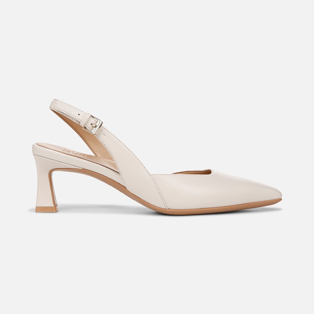 Naturalizer Dalary Slingback Pump - Satin Pearl Leather Naturalizer Dalary Slingback Pump - Satin Pearl Leather