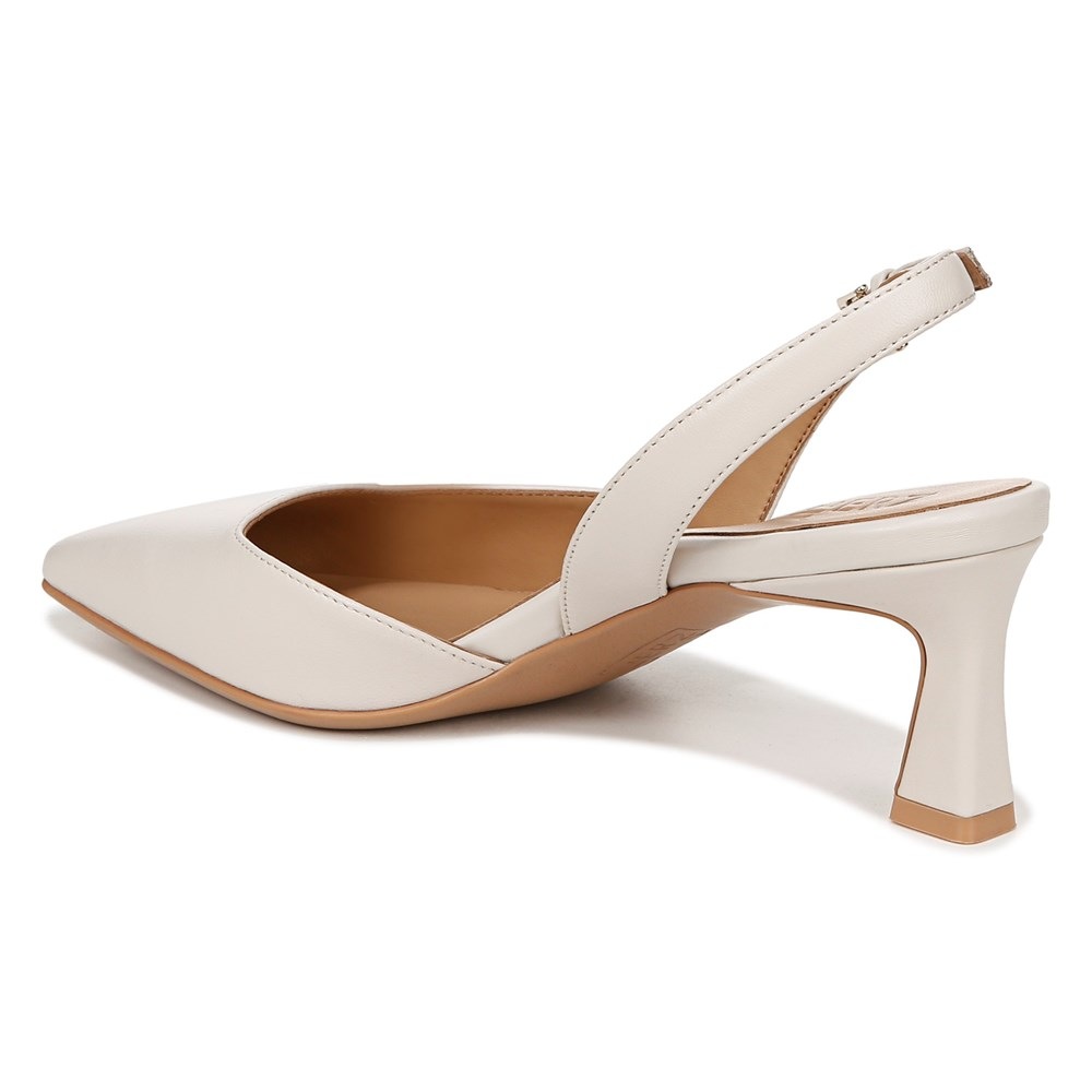 Naturalizer Dalary Slingback Pump - Satin Pearl Leather Naturalizer Dalary Slingback Pump - Satin Pearl Leather