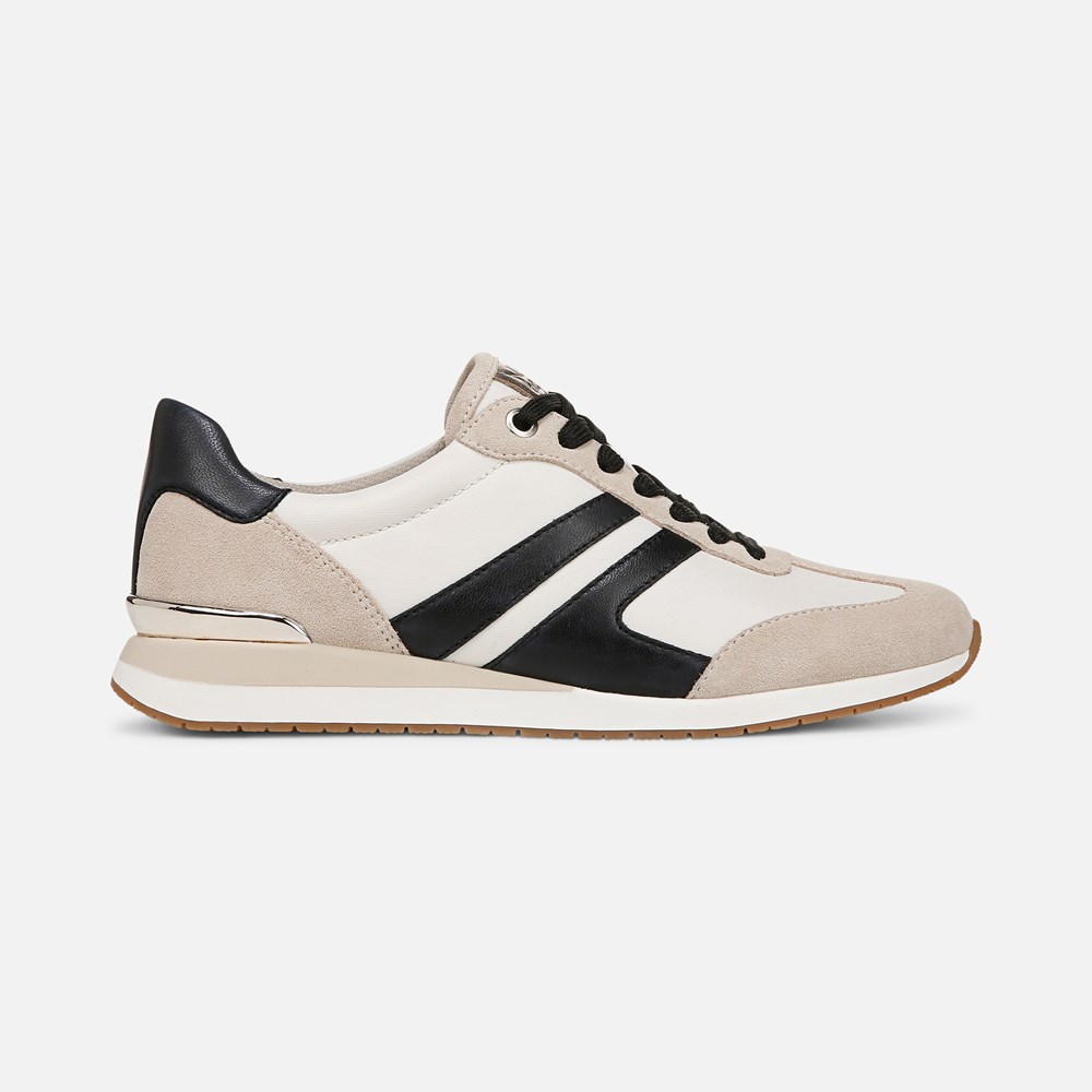 Naturalizer Lorena Lace Up Sneaker - Off White Fabric \\u0026 Suede Naturalizer Lorena Lace Up Sneaker - Off White Fabric \\u0026 Suede