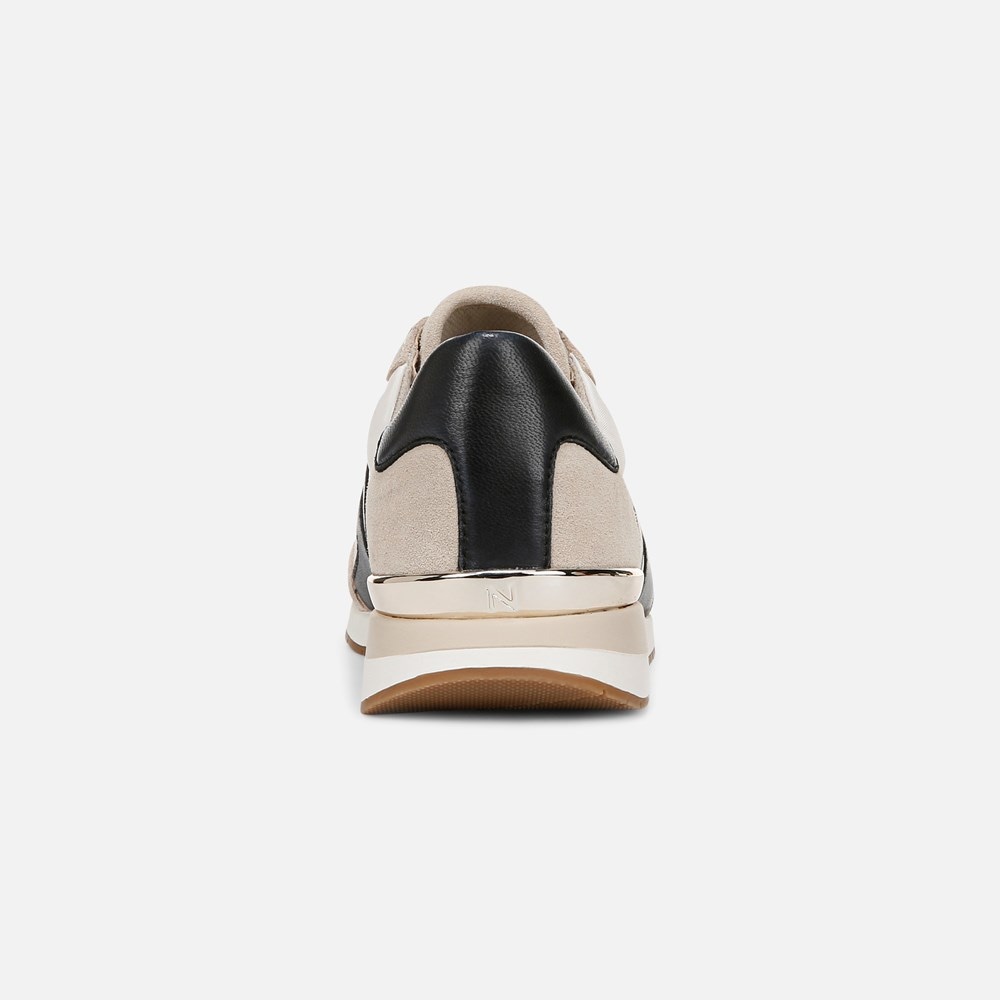 Naturalizer Lorena Lace Up Sneaker - Off White Fabric \\u0026 Suede Naturalizer Lorena Lace Up Sneaker - Off White Fabric \\u0026 Suede