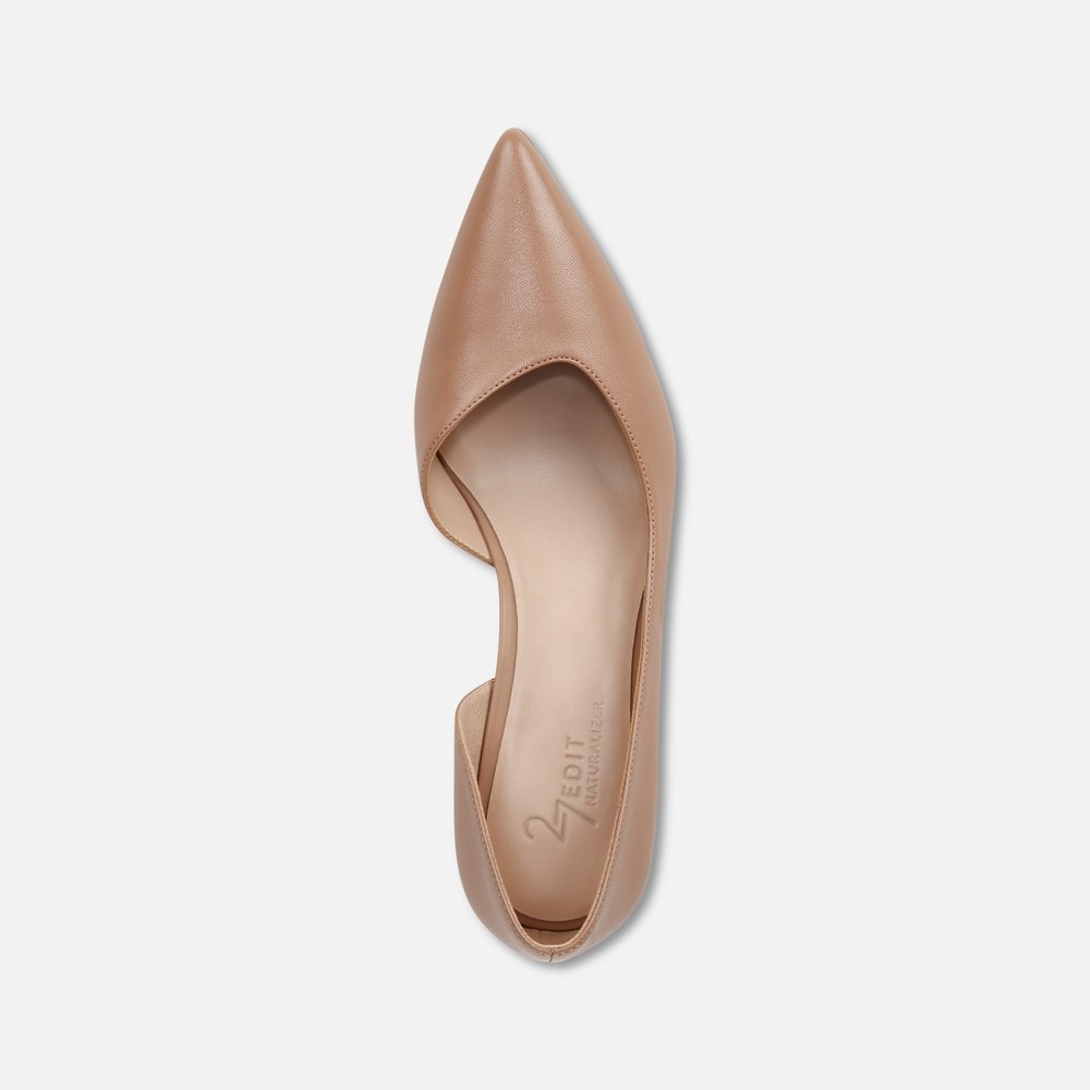 Naturalizer 27 Edit Faith Pump - Taupe Leather Naturalizer 27 Edit Faith Pump - Taupe Leather