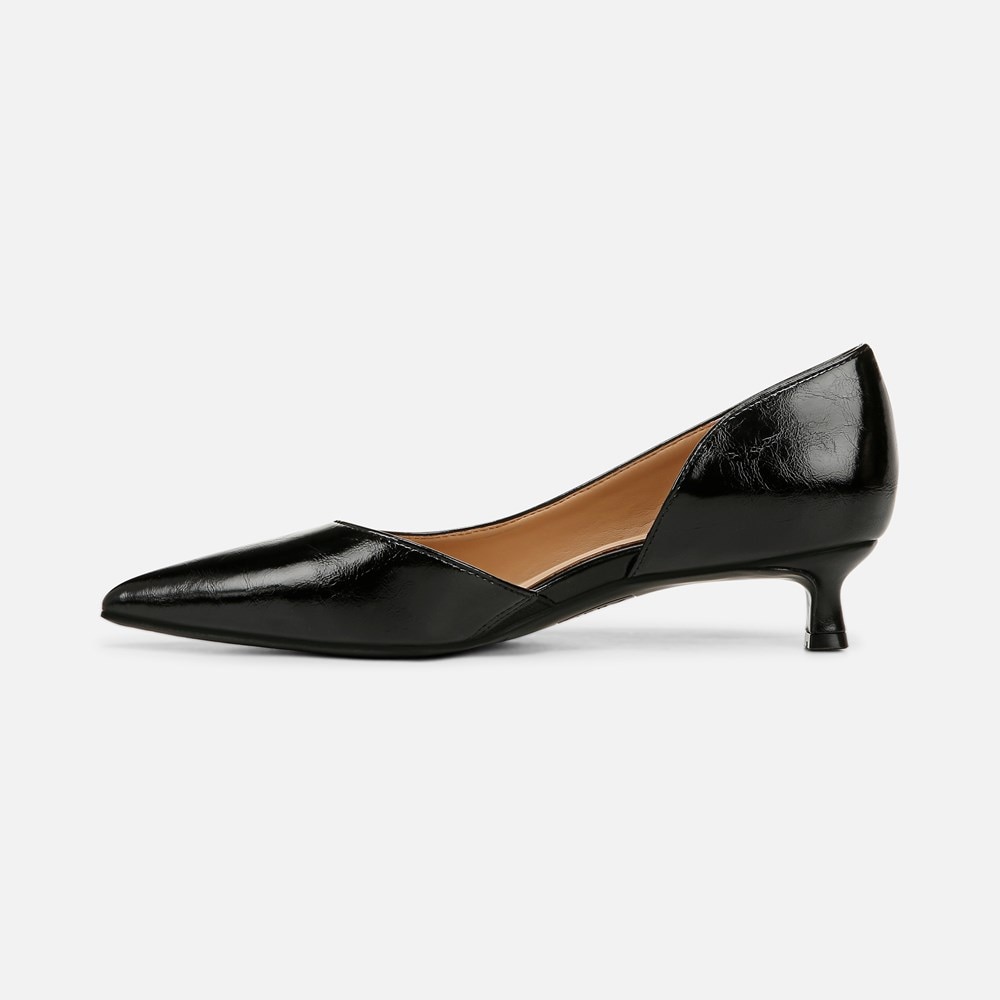 Naturalizer Gallent Pump - Black Faux Leather Naturalizer Gallent Pump - Black Faux Leather
