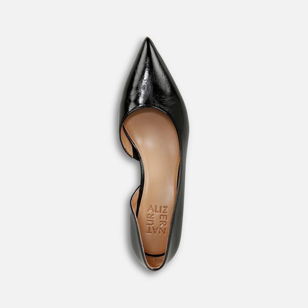 Naturalizer Gallent Pump - Black Faux Leather Naturalizer Gallent Pump - Black Faux Leather