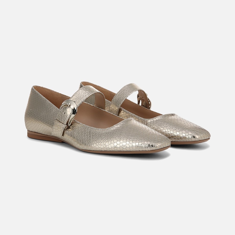 Naturalizer 27 EDIT Carter Mary Jane - Champagne Metallic Snake Print Leather Naturalizer 27 EDIT Carter Mary Jane - Champagne Metallic Snake Print Leather