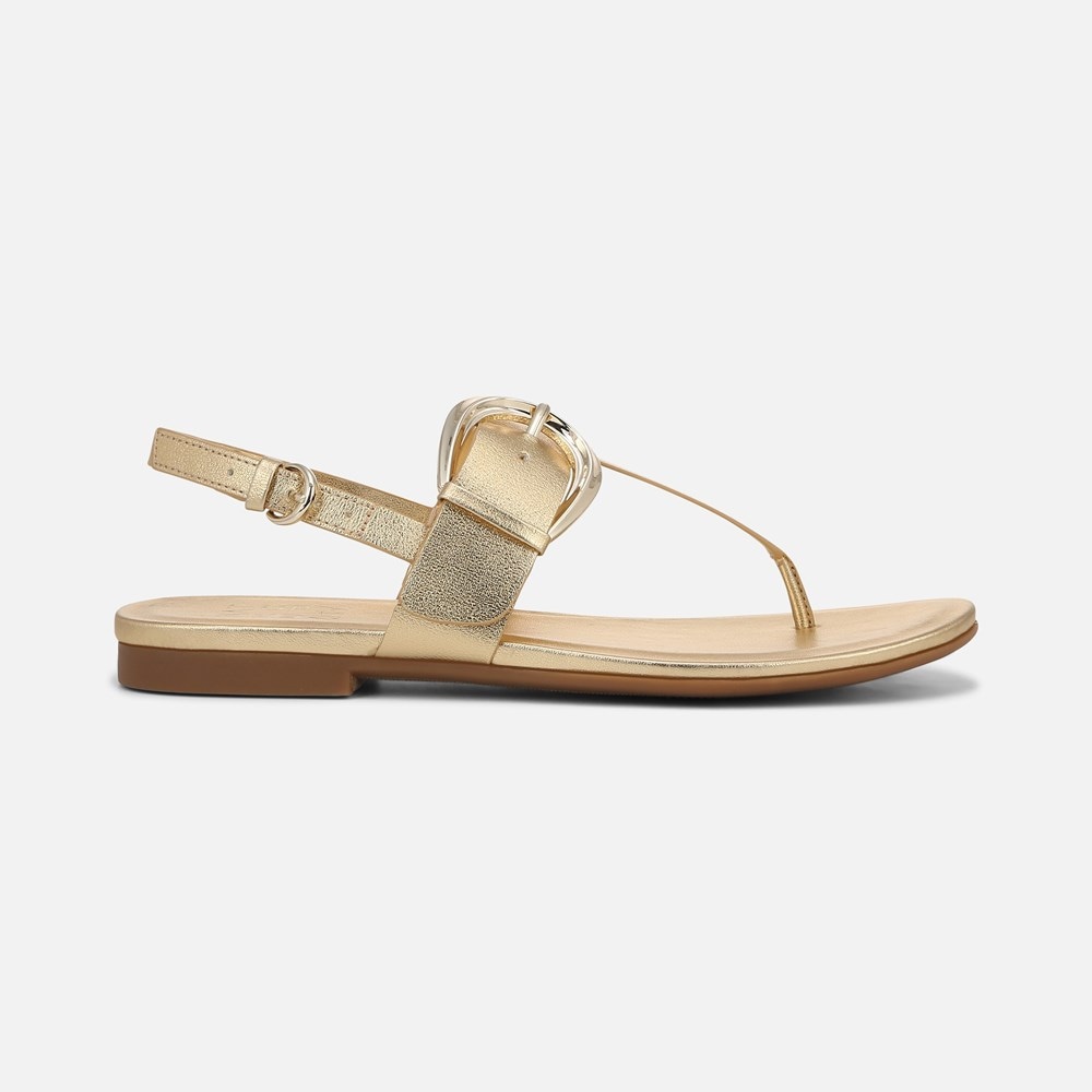 Naturalizer Taylor Sandal - Dark Gold Faux Leather Naturalizer Taylor Sandal - Dark Gold Faux Leather