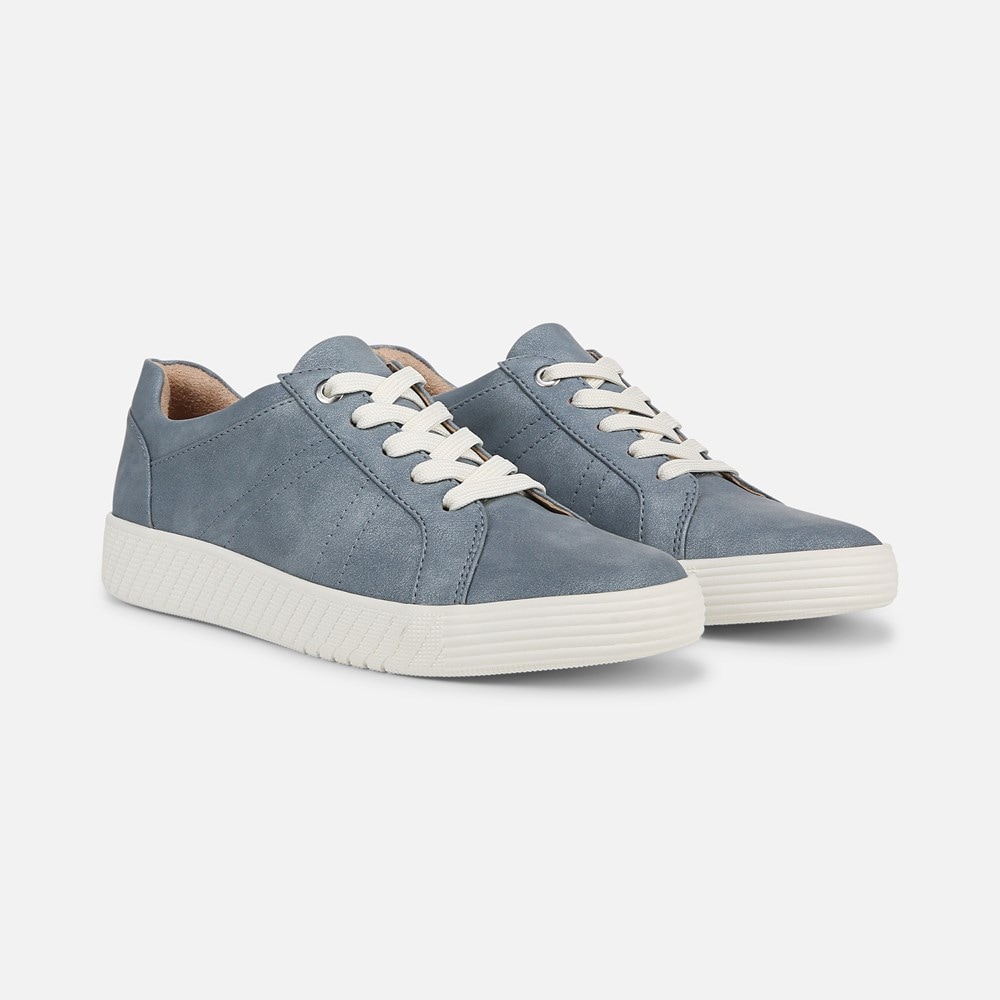 Naturalizer SOUL Neela Sneaker - Mid Blue Faux Leather