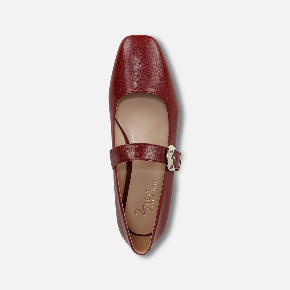 Naturalizer 27 EDIT Carter Mary Jane - Cranberry Leather