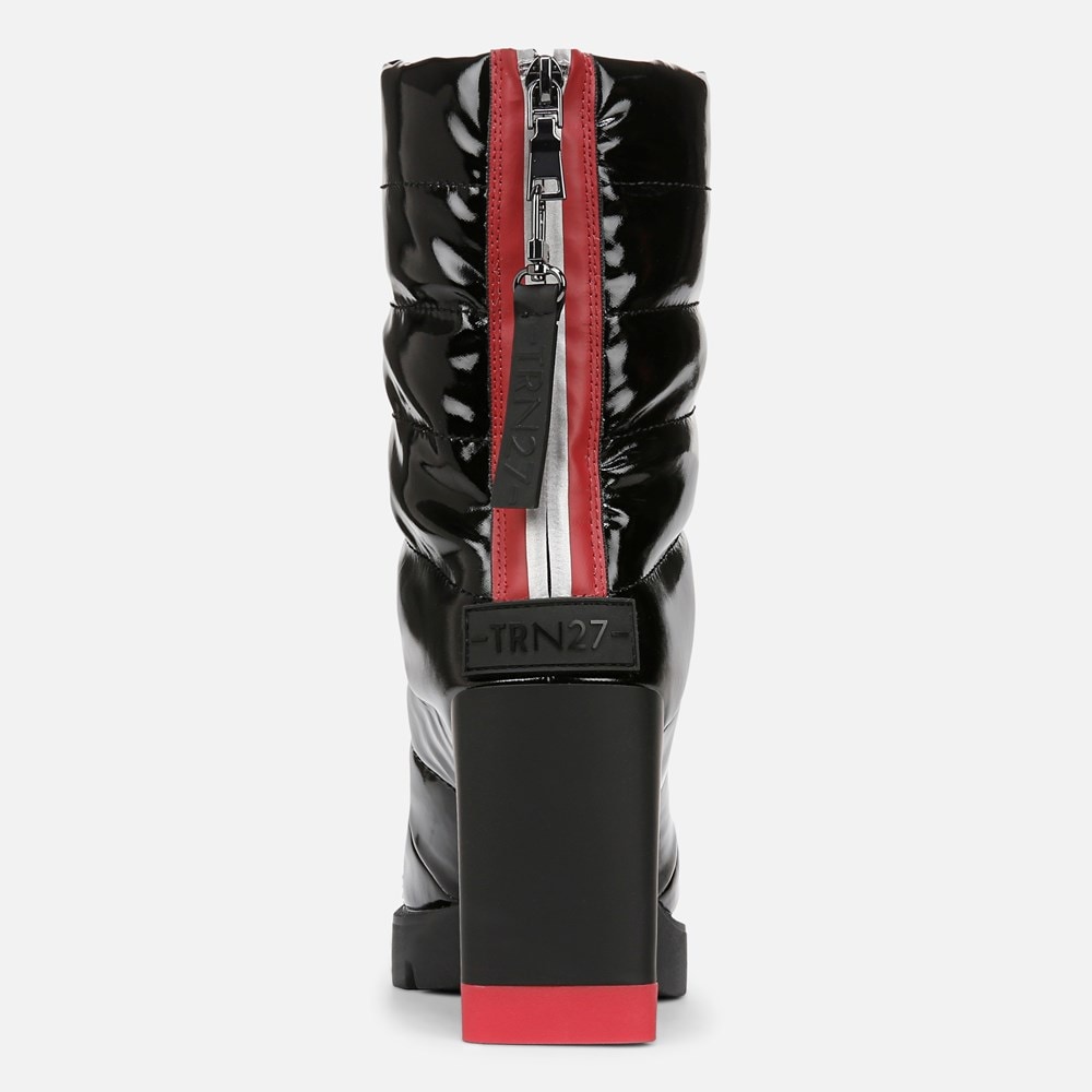 Naturalizer Think Royln Crosswalk Water Repellent Bootie - Black Patent Shine Nylon Naturalizer Think Royln Crosswalk Water Repellent Bootie - Black Patent Shine Nylon