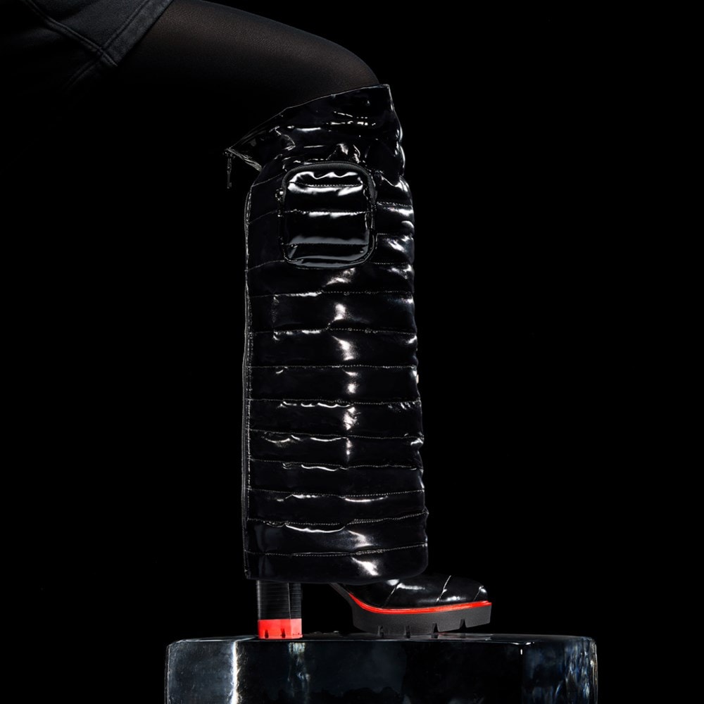 Naturalizer Think Royln Crosswalk Water Repellent Bootie - Black Patent Shine Nylon Naturalizer Think Royln Crosswalk Water Repellent Bootie - Black Patent Shine Nylon