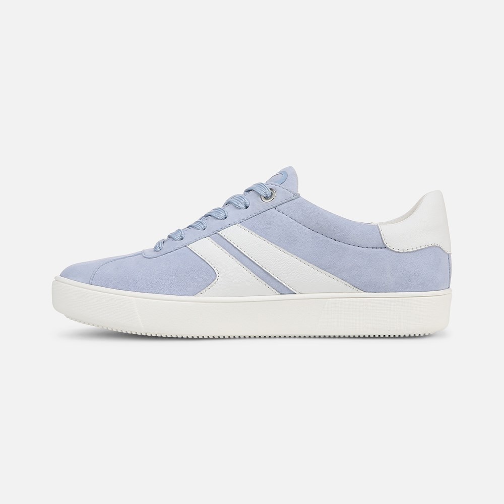 Naturalizer Medina Lace Up Sneaker - Ice Blue / White Leather Naturalizer Medina Lace Up Sneaker - Ice Blue / White Leather