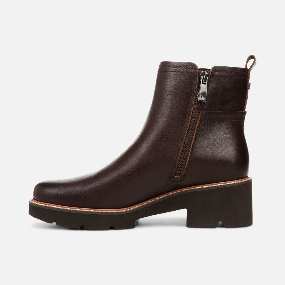 Naturalizer Darry Bootie - Dark Brown Leather