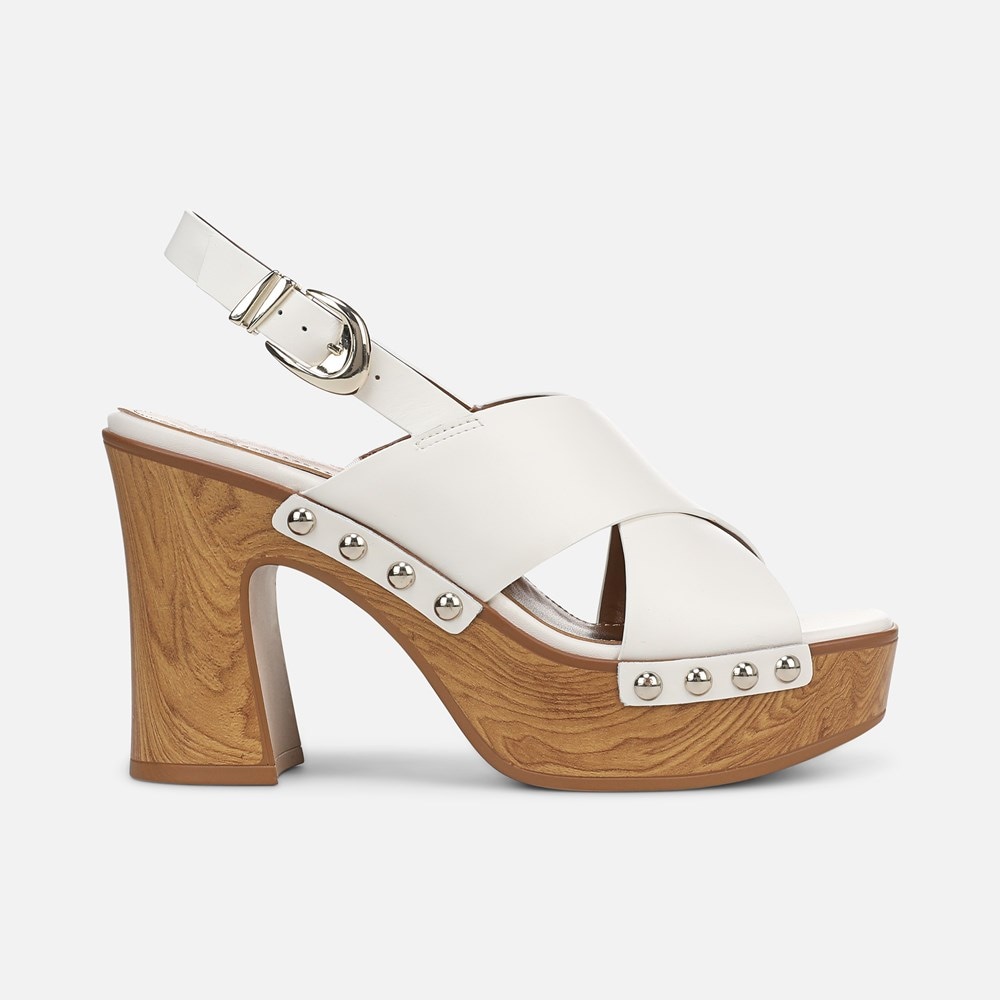 Naturalizer 27 EDIT Kirsten Platform Slingback - Warm White Leather Naturalizer 27 EDIT Kirsten Platform Slingback - Warm White Leather