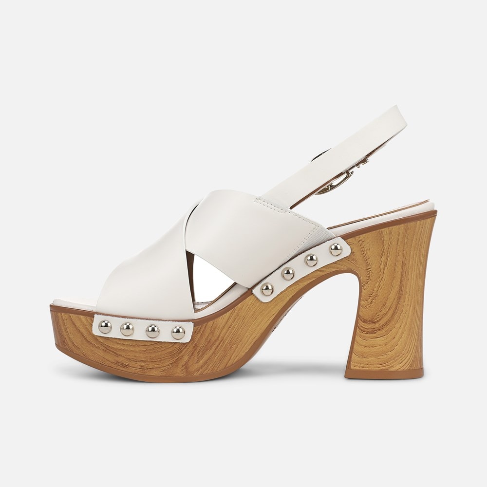 Naturalizer 27 EDIT Kirsten Platform Slingback - Warm White Leather Naturalizer 27 EDIT Kirsten Platform Slingback - Warm White Leather