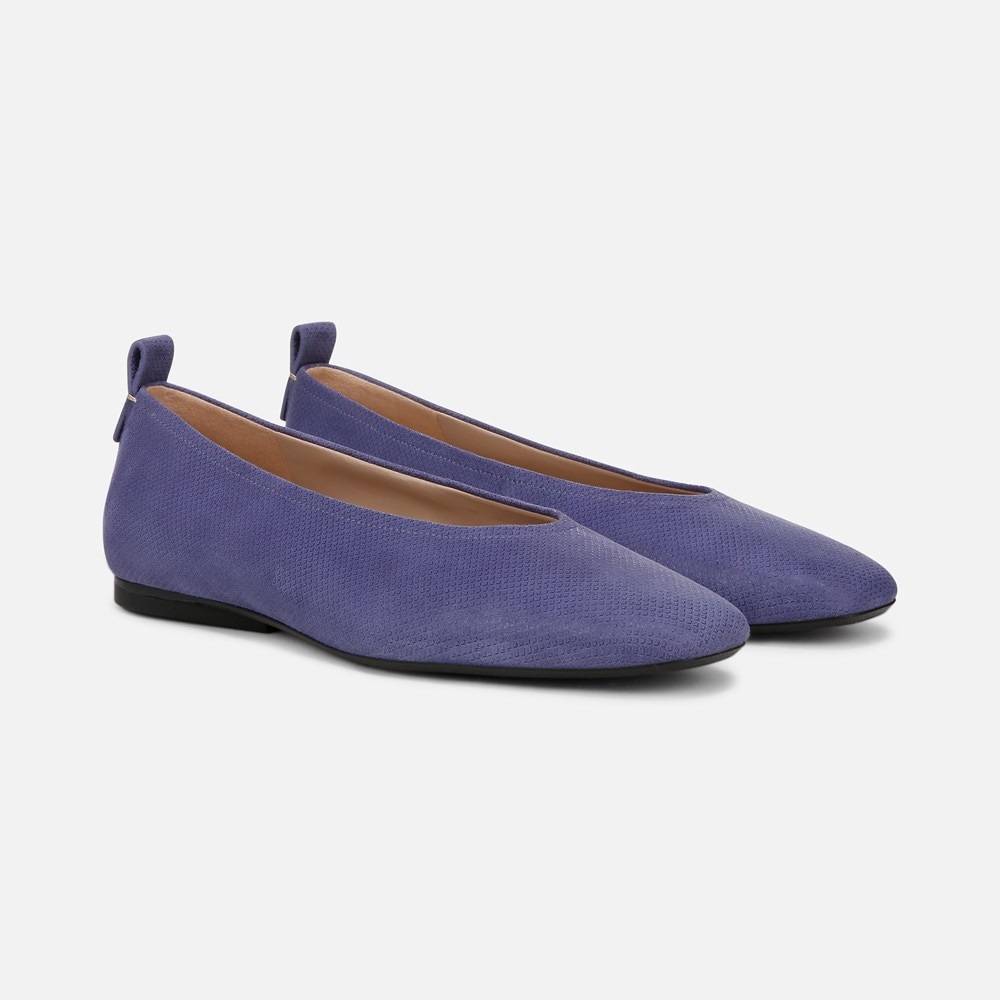 Naturalizer 27 Edit Carla Flat - Future Dusk Blue Suede