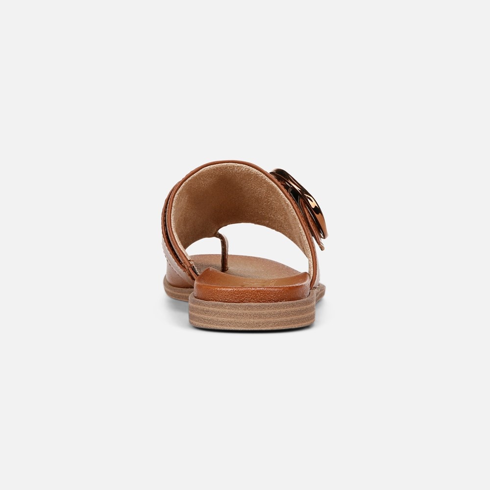 Naturalizer SOUL Joanie Slide Sandal - Mid Brown Faux Leather Naturalizer SOUL Joanie Slide Sandal - Mid Brown Faux Leather