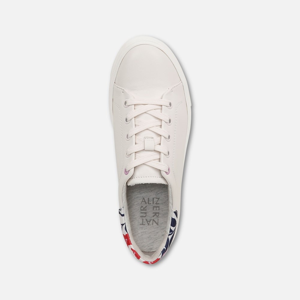 Naturalizer Morrison 2.0 Lace Up Sneaker - White Lilac Leather Naturalizer Morrison 2.0 Lace Up Sneaker - White Lilac Leather
