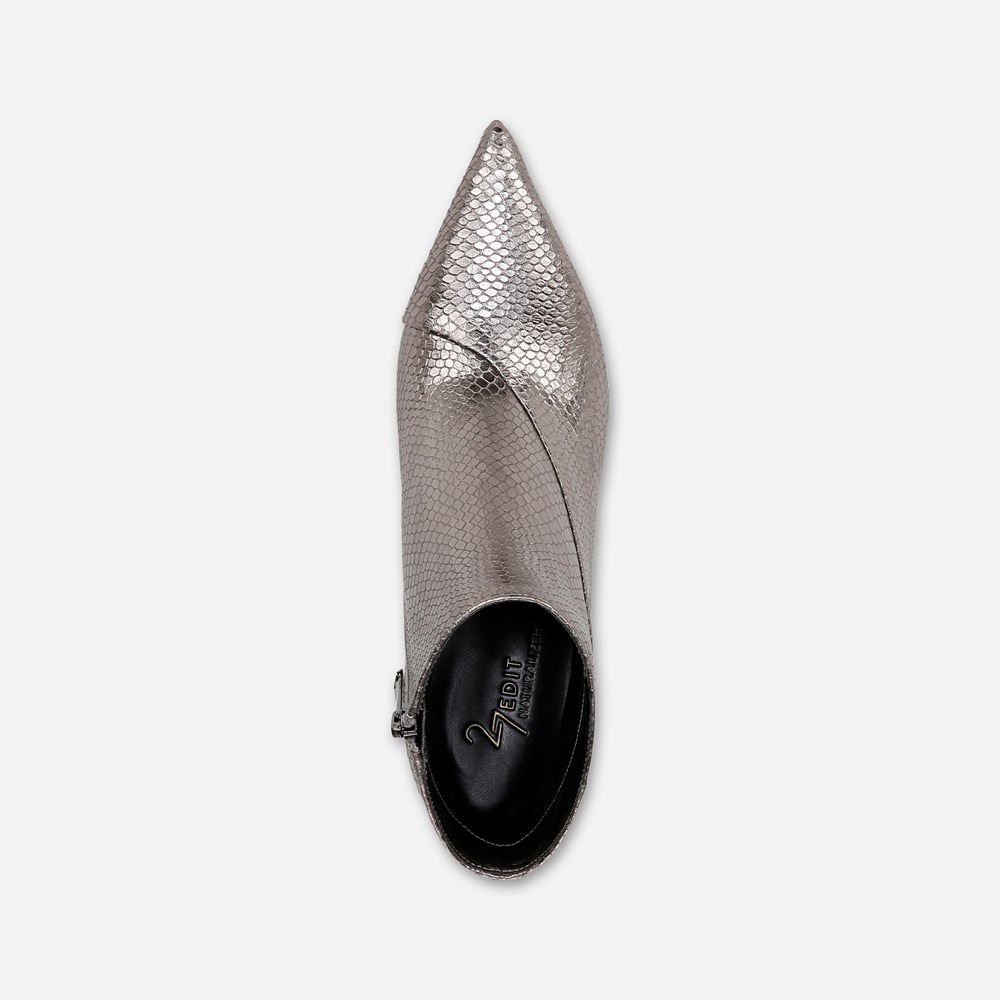 Naturalizer 27 EDIT Esme Bootie - Silver Leather Naturalizer 27 EDIT Esme Bootie - Silver Leather