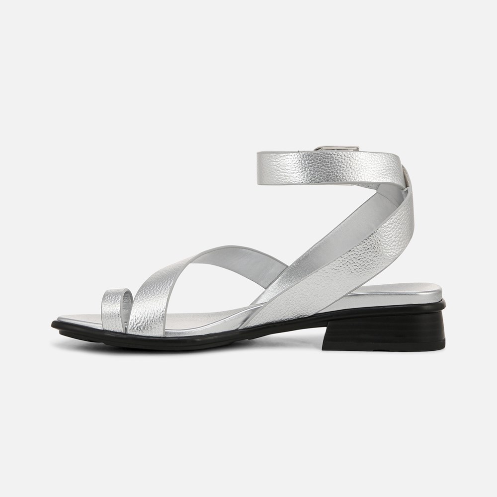 Naturalizer Birch Sandal - Silver Faux Leather Naturalizer Birch Sandal - Silver Faux Leather
