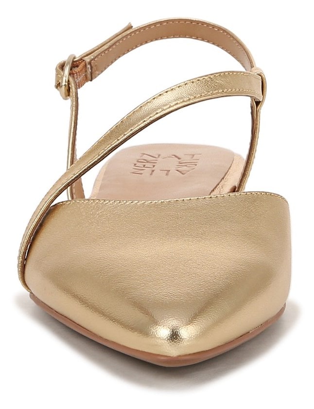 Naturalizer Hawaii Slingback Flat - Dark Gold Leather Naturalizer Hawaii Slingback Flat - Dark Gold Leather