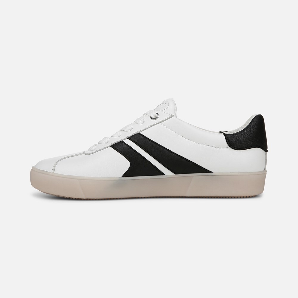 Naturalizer Medina Lace Up Sneaker - White / Black Leather Naturalizer Medina Lace Up Sneaker - White / Black Leather