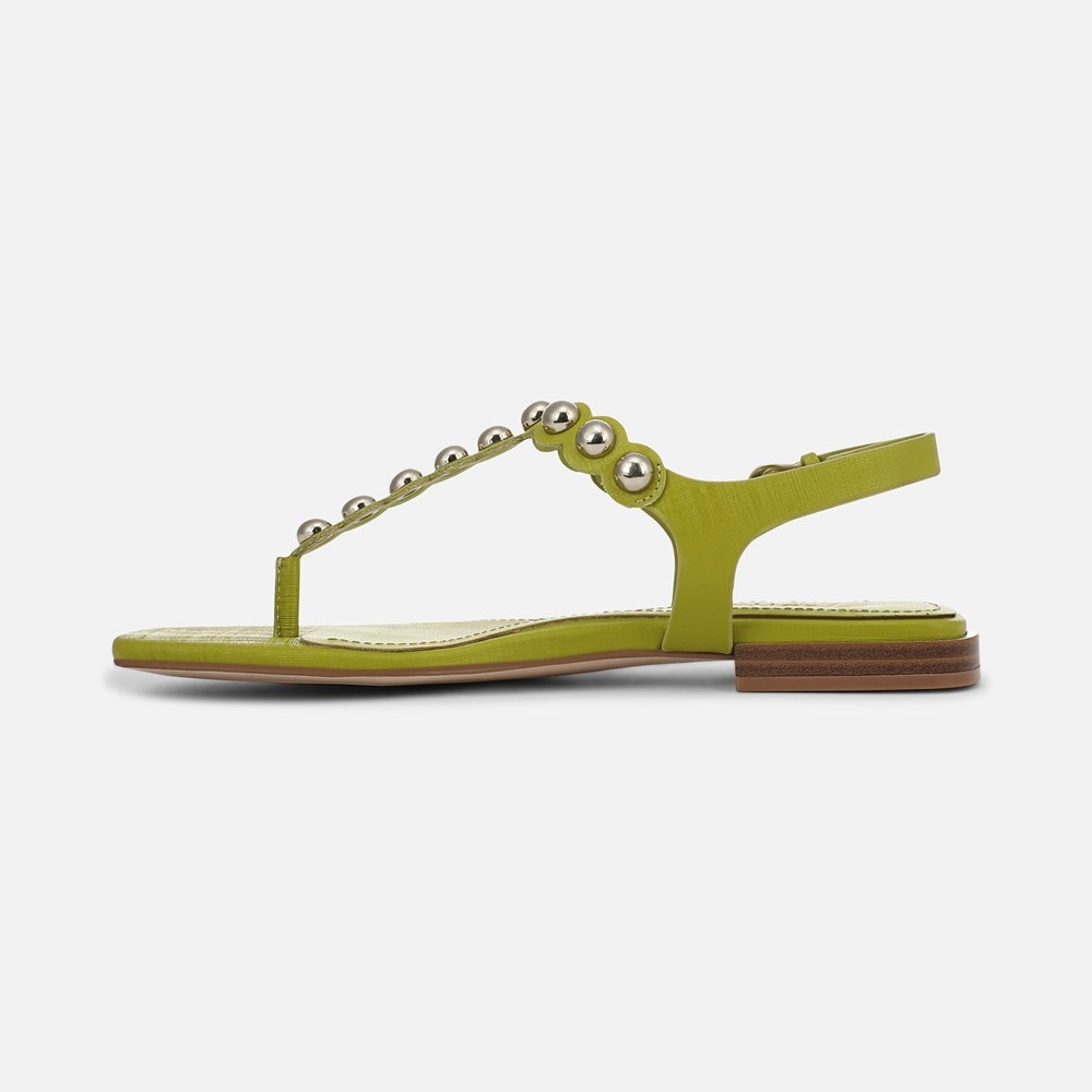 Naturalizer 27 EDIT Nara Sandal - Chartreuse Green Leather