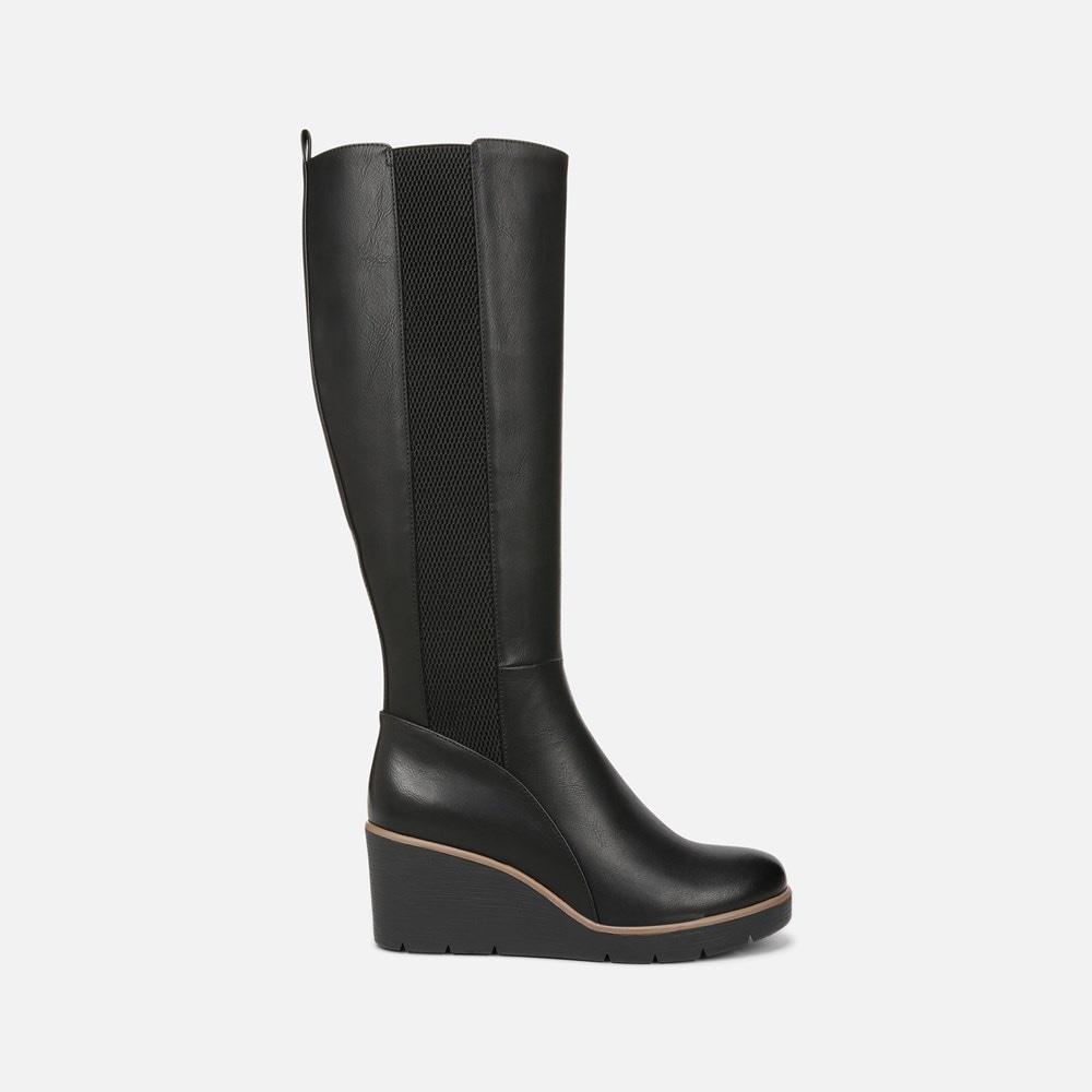 Naturalizer SOUL Adrian Knee High Boot - Black Synthetic Naturalizer SOUL Adrian Knee High Boot - Black Synthetic