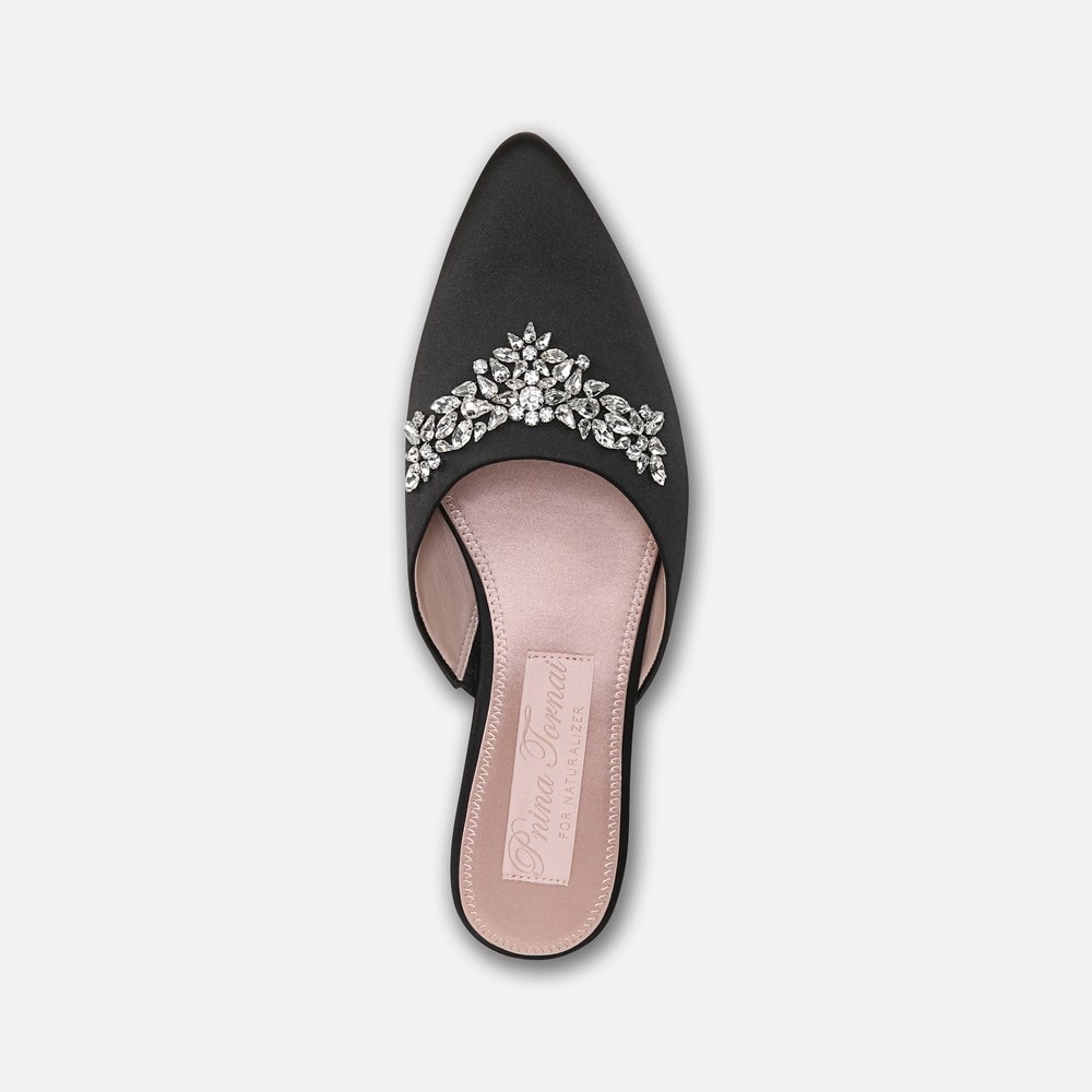 Naturalizer Pyaar Mule - Black Fabric Naturalizer Pyaar Mule - Black Fabric