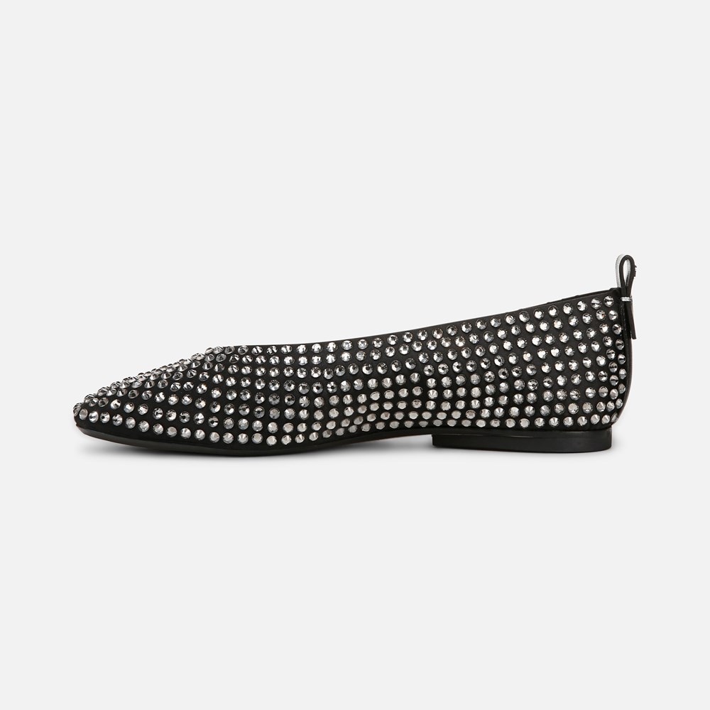 Naturalizer 27 Edit Carla Flat - Black Satin Naturalizer 27 Edit Carla Flat - Black Satin