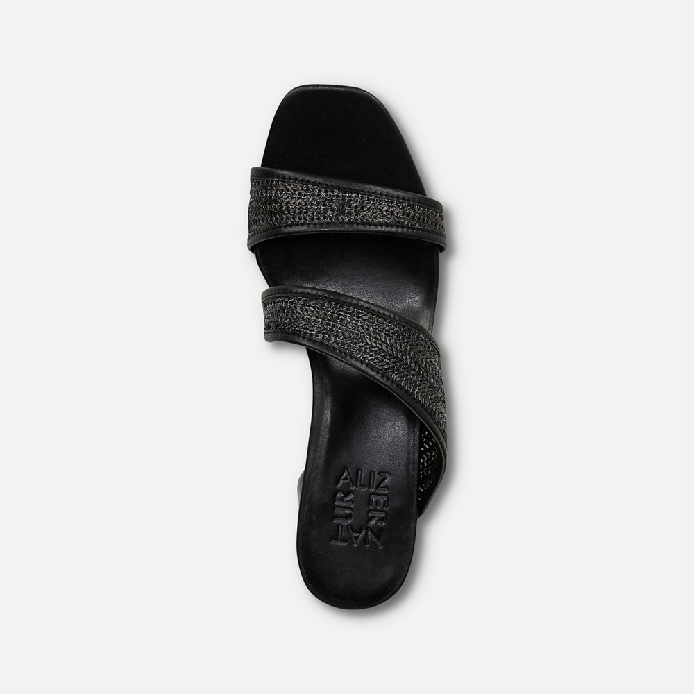 Naturalizer Inez Dress Sandal - Black Fabric