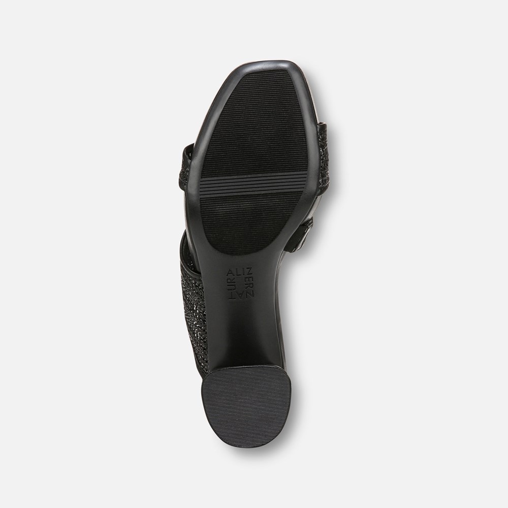 Naturalizer Inez Dress Sandal - Black Fabric